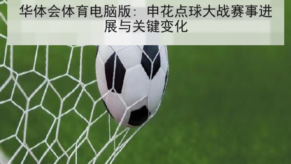 华体会体育电脑版: 申花点球大战赛事进展与关键变化
